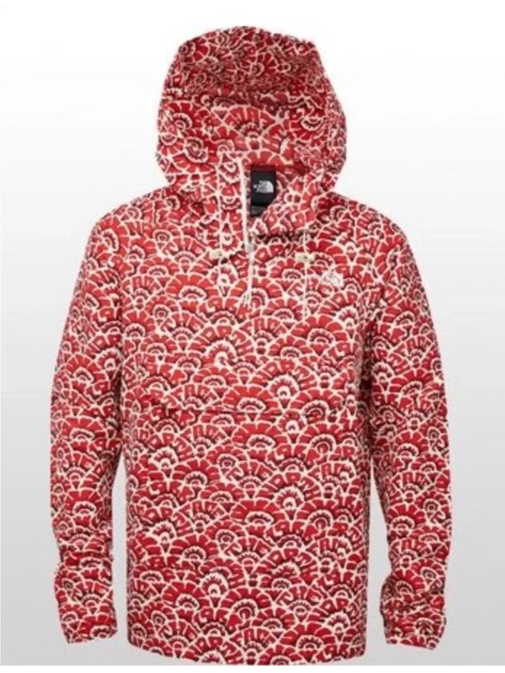 The North Face Printed Class V Pullover Jacket Men’s Red Size L EUC